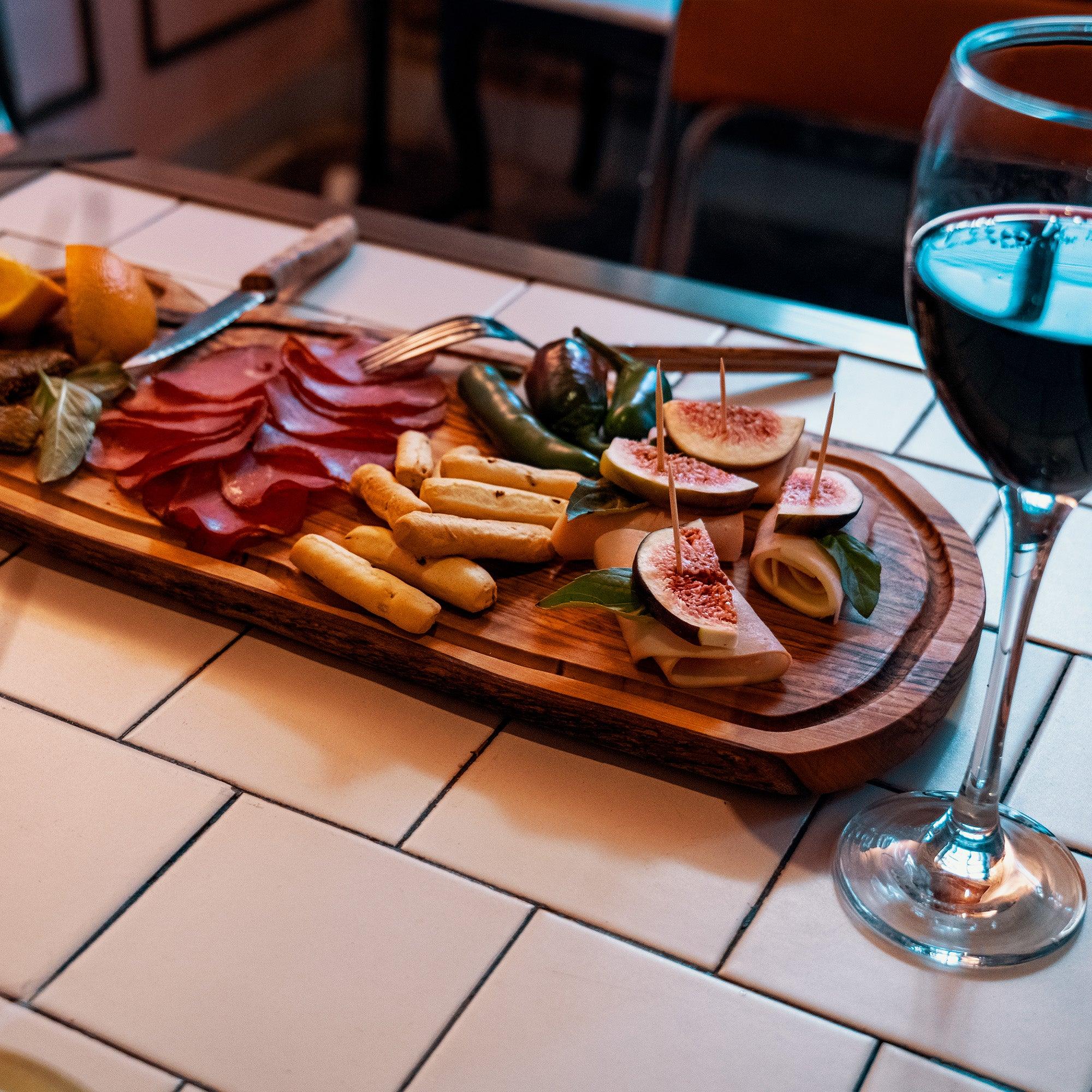 Wooden Serving Board Dark Steak Cutting on sale Board Grill Serving Board Valentine Gift for Him Gift Dark Board Wooden plate for meat